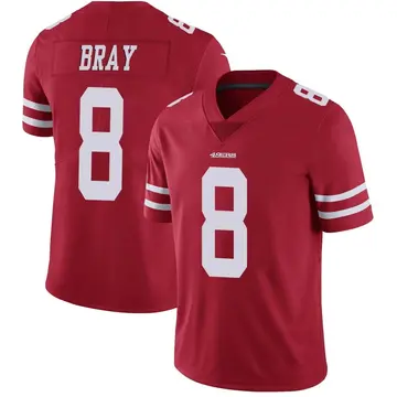 Youth Tyler Bray San Francisco 49ers Limited Red Team Color Vapor Untouchable Jersey