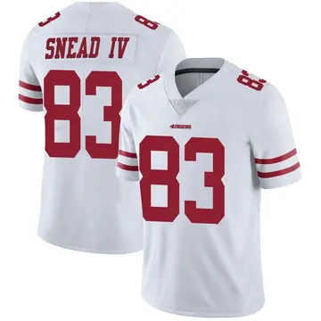 Youth Willie Snead IV San Francisco 49ers Limited White Vapor Untouchable Jersey