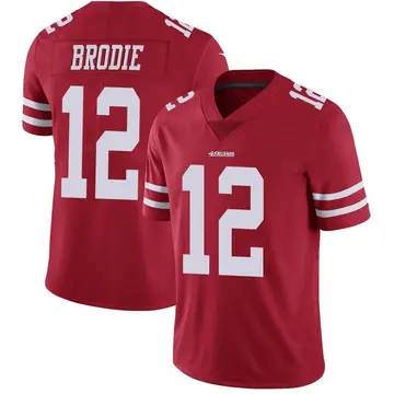 Youth Wilson John Brodie San Francisco 49ers Limited Red Team Color Vapor Untouchable Jersey