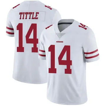 Youth Y.A. Tittle San Francisco 49ers Limited White Vapor Untouchable Jersey